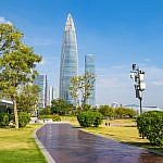 Park,In,City,Of,Shenzhen,China,beautiful,Mix,Of,Green,Trees